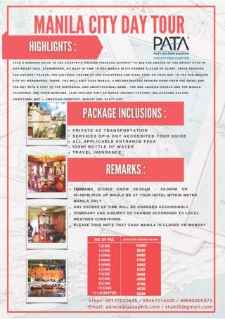 MANILA CITY DAY TOUR T