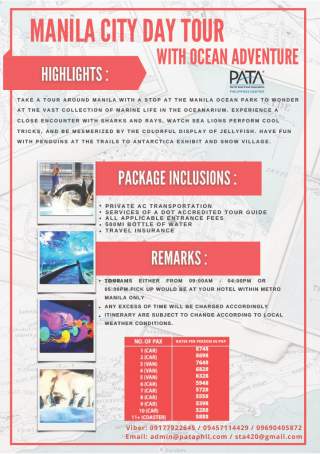 MANILA CITY DAY TOUR WITH OCEAN ADVENTURE
