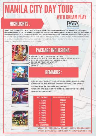 MANILA CITY DAY TOUR WITH DREAM PLAY