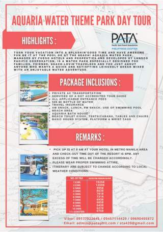 AQUARIA WATER THEME PARK DAY TOUR