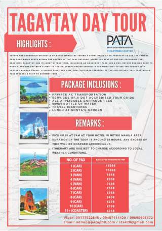 TAGAYTAY DAY TOUR