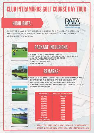 CLUB INTRAMUROS GOLF COURSE DAY TOUR