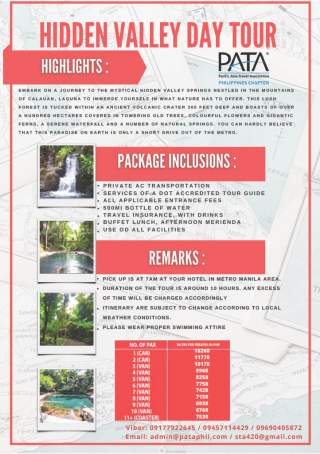 HIDDEN VALLEY DAY TOUR